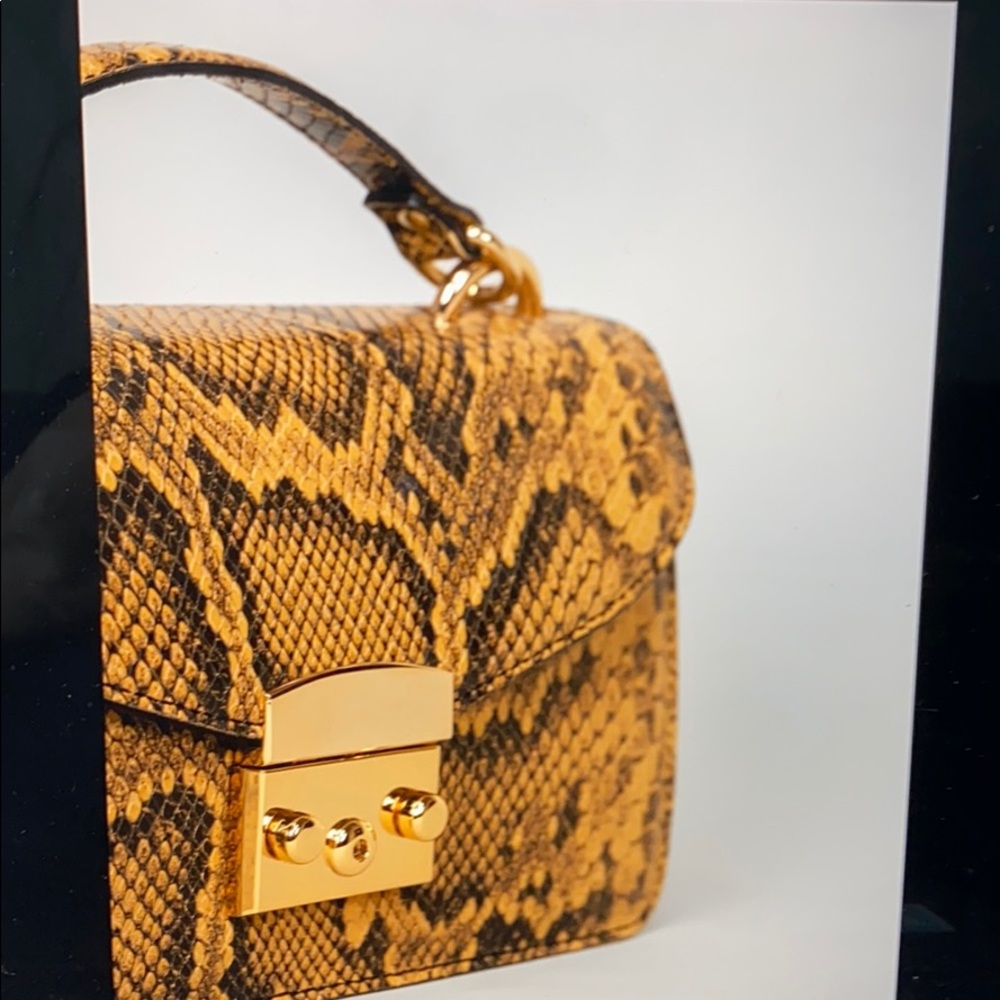 Paolo Bentini Python Handbag Made In Italy - Picture 4 of 5